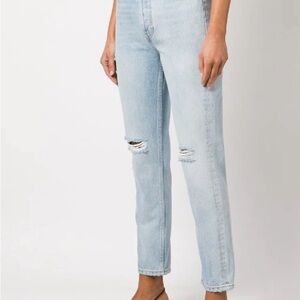 Anine Bing size 27 Sonya high rise ankle slim nwt